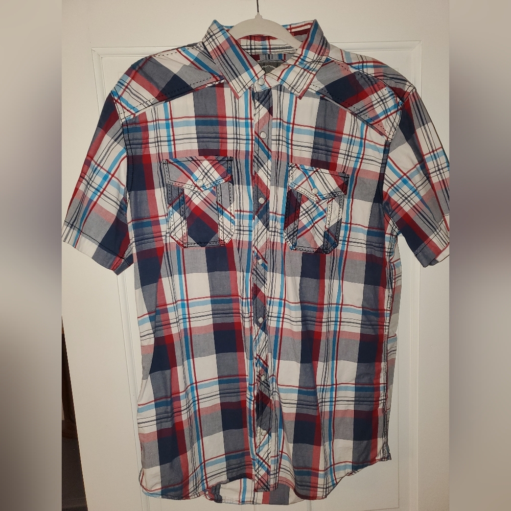 BKE SLIM FIT Pearl Snap shirt